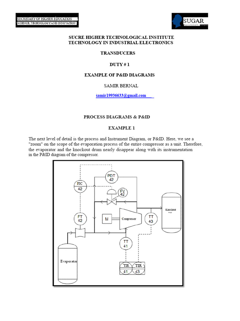 P&ID and Process Flow Diagram Guide | PDF | Instrumentation ...
