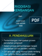 Periodisasi Perkembangan