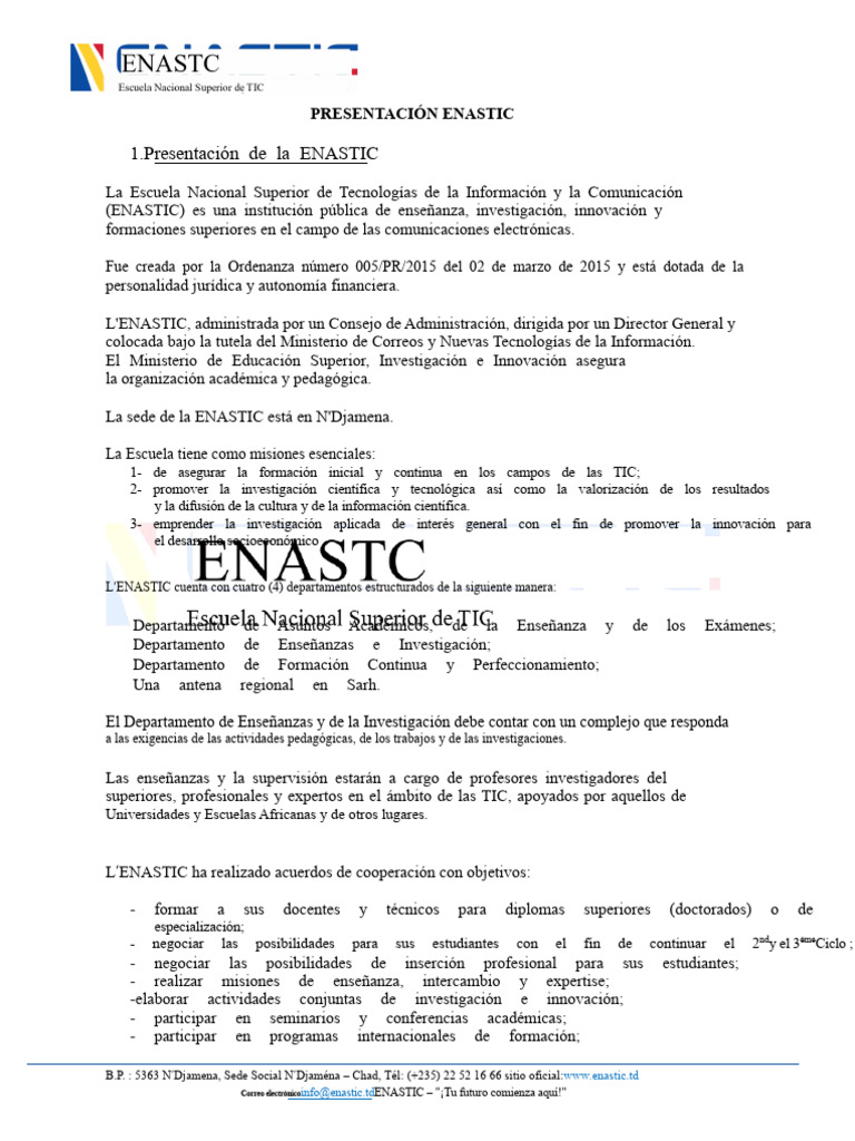 Presentación de ENASTIC Escuela | PDF | Tecnología de información y ...