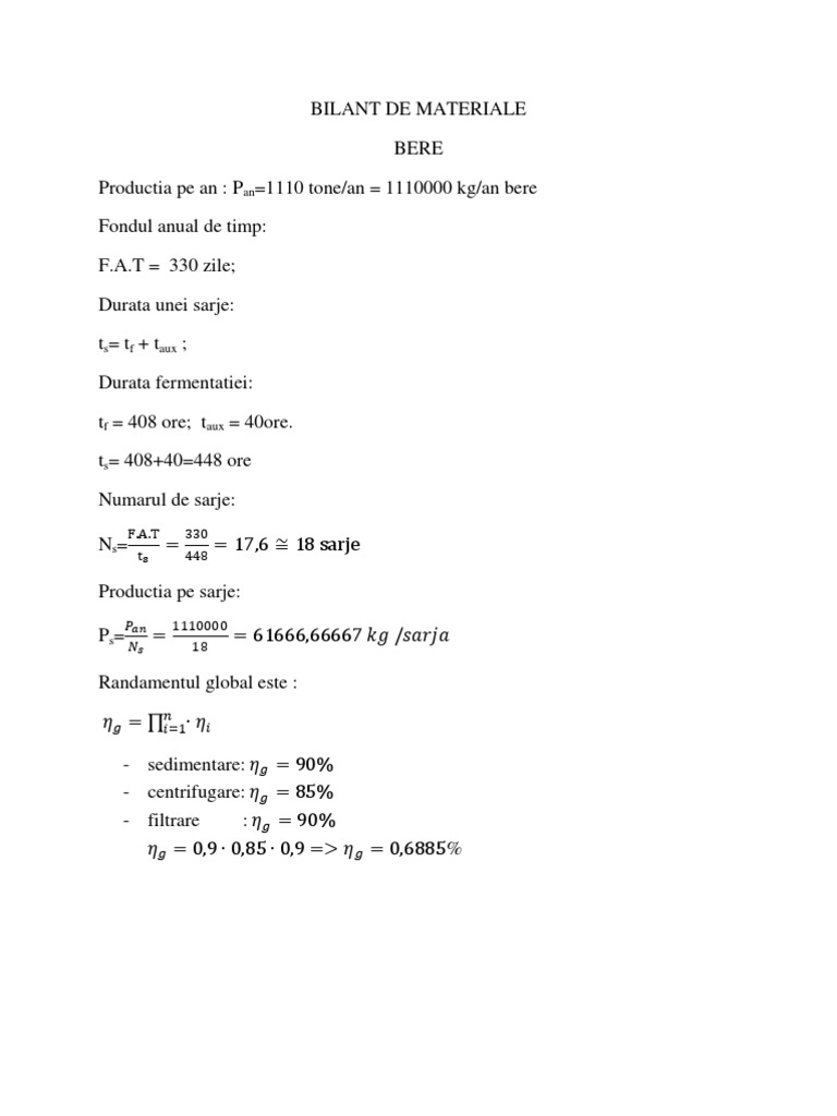 Bilant Bere | PDF