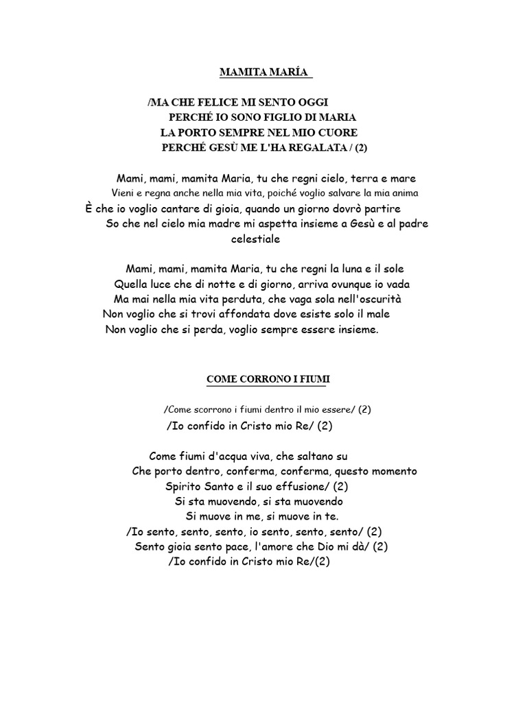 Mamma Maria | PDF