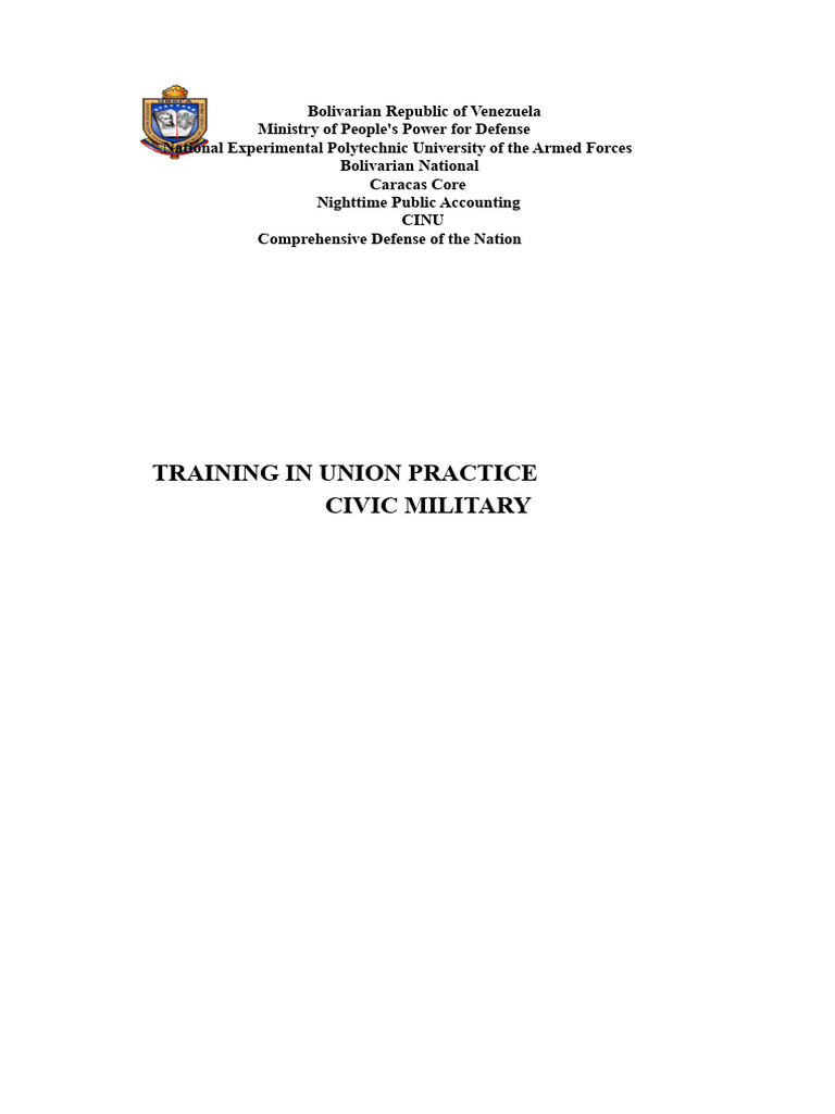 Venezuelan Military Structure and Training | PDF | Military Rank ...