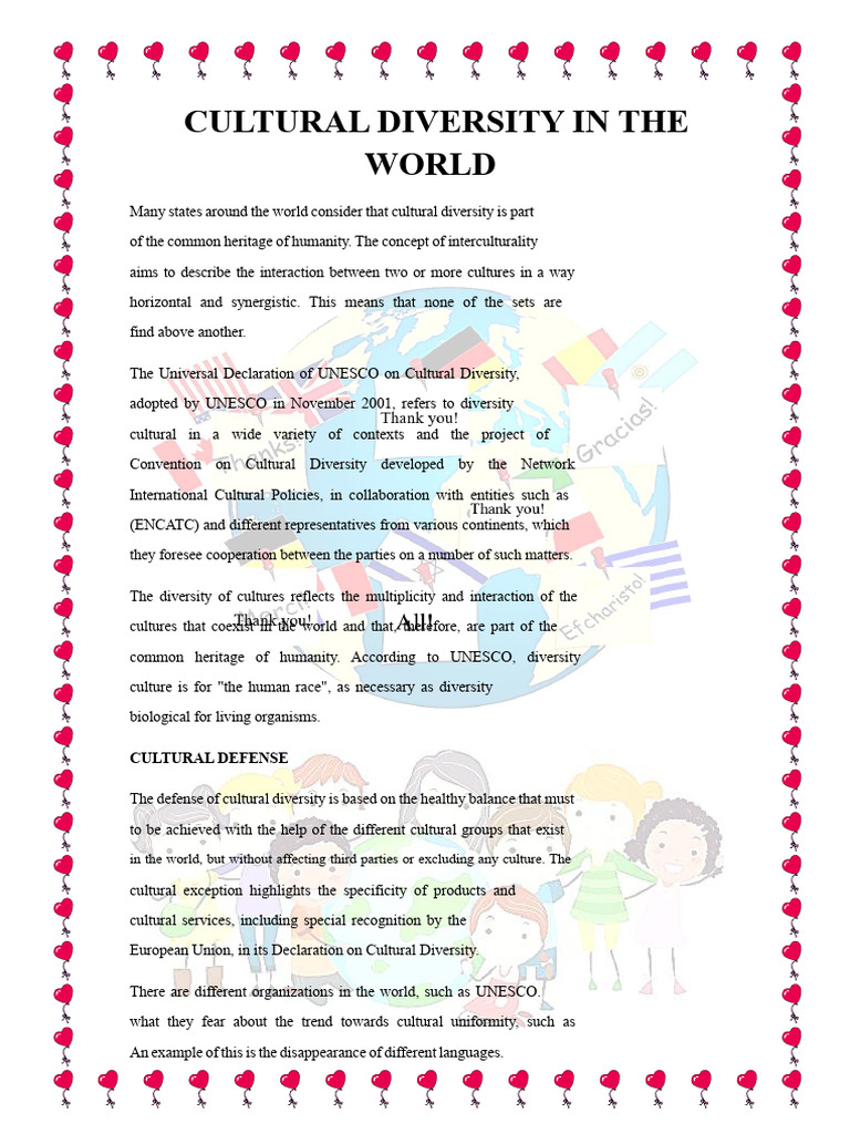 Understanding Cultural Diversity Worldwide | PDF | Cultural Diversity ...