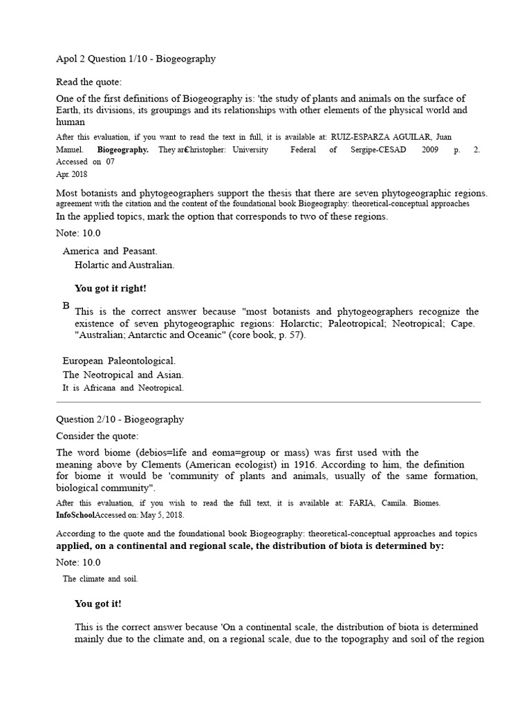Biogeography 2 | PDF | Biogeography | Biology