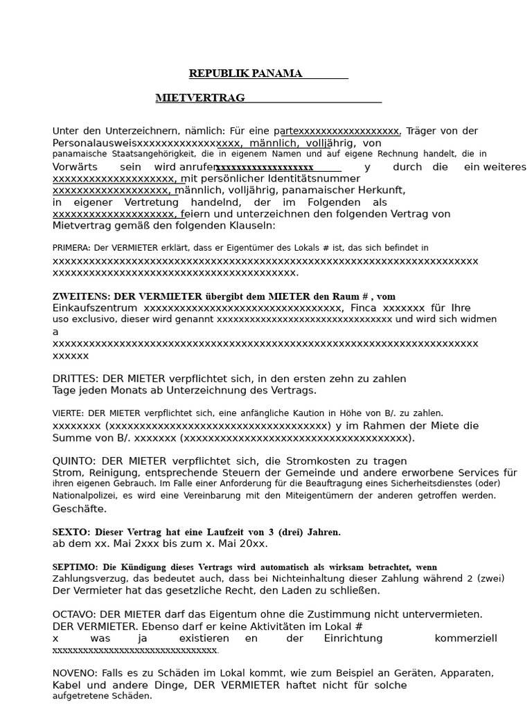 Vertrag | PDF