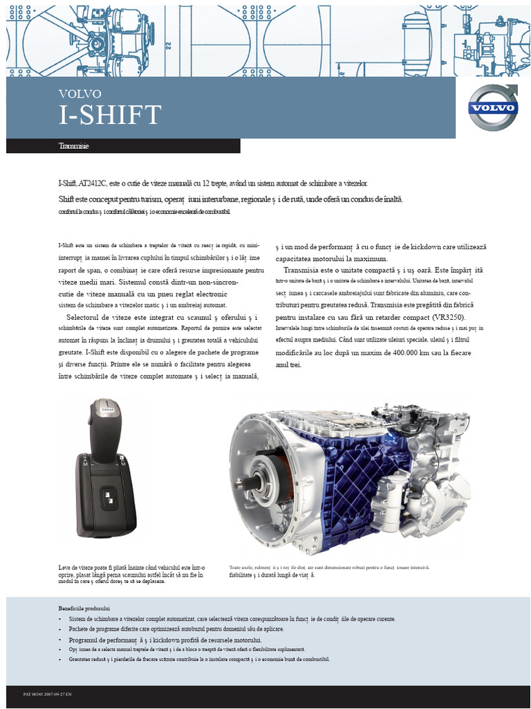 Volvo I Shift | PDF