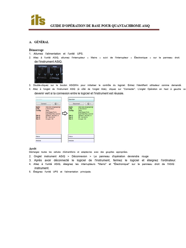 Guide d'Opération pour Quantachrome ASiQ | PDF | Adsorption | Microsoft ...