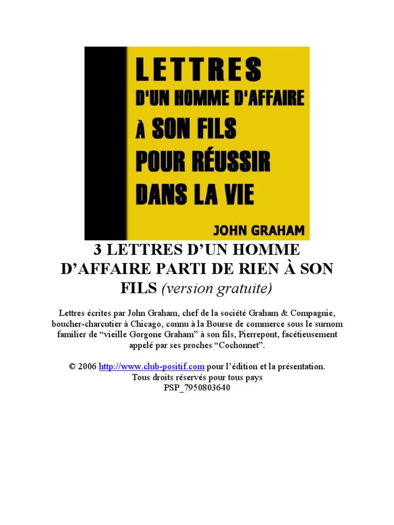 lettre a mon fils