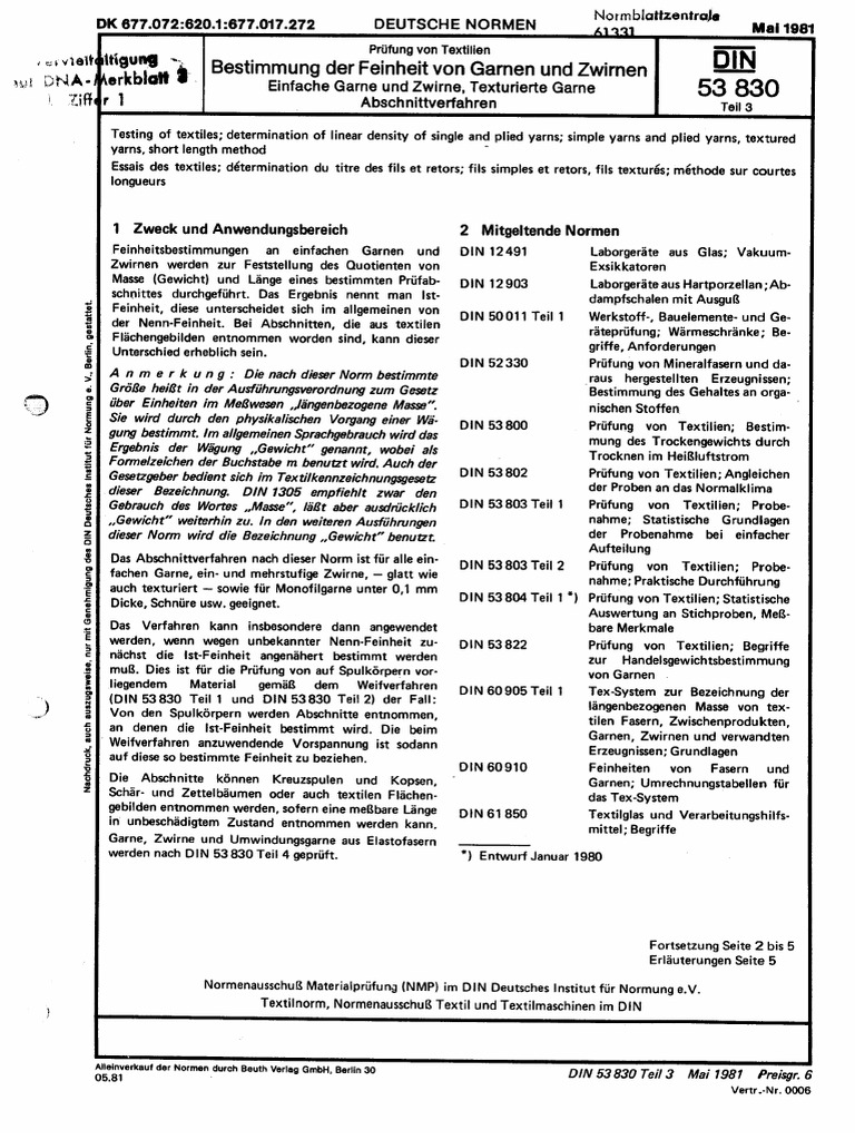 Din 53830 03 | PDF