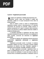 Organizarea Procesuala Si Structural A a Firmei