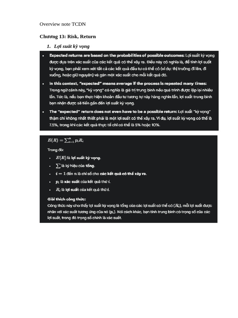 Overview Note TCDN | PDF
