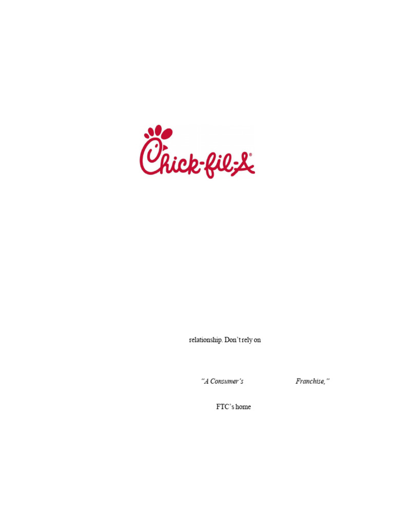 Chick-fil-A, Inc. License Program FDD (Issued 3-31-2025) | PDF |  Franchising | License