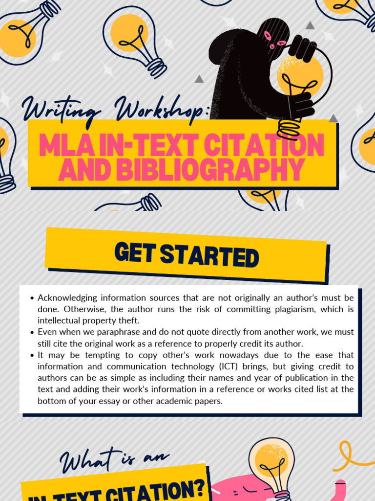 MLA In-Text Citation Guide | PDF | Citation | Writing