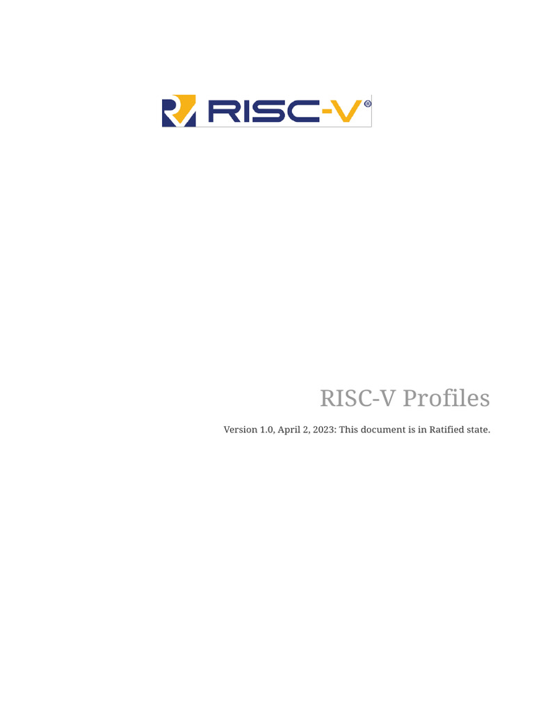 RISC V Profiles2024!12!02 | PDF | Cpu Cache | 64 Bit Computing