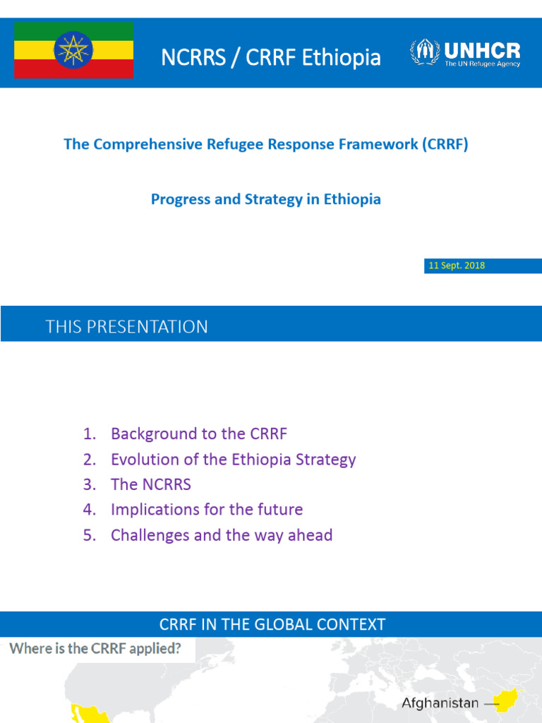 Ethiopia's CRRF Progress and Strategy | PDF | United Nations High ...