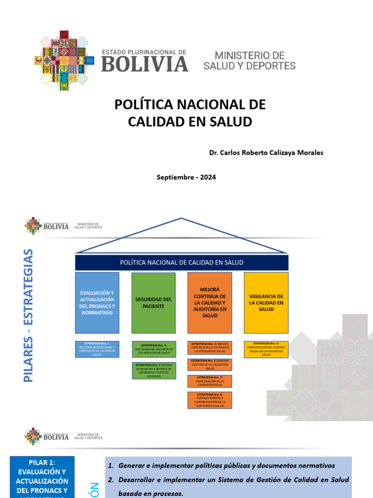 Calidad y Seguridad | PDF | Seguridad del paciente | Cuidado de la salud