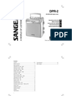 Sangean DPR-202 FM/DAB portable