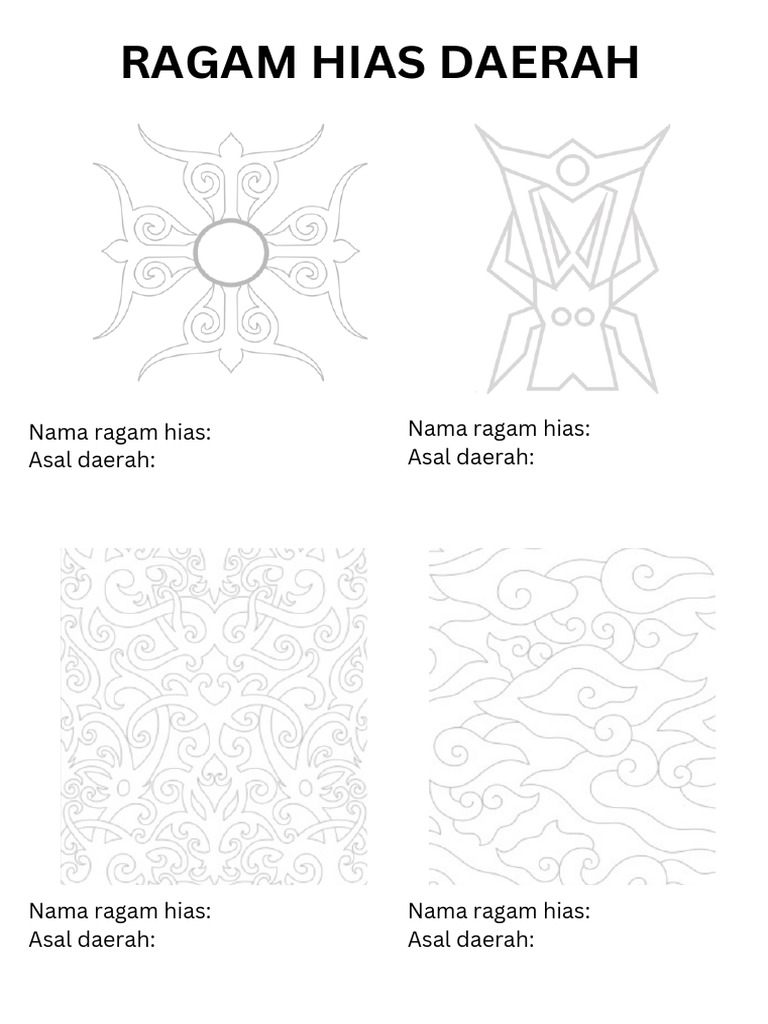 Ragam Hias Daerah | PDF