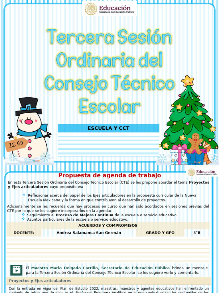 Activiades CTE 3 | PDF | Enseñando | Plan de estudios