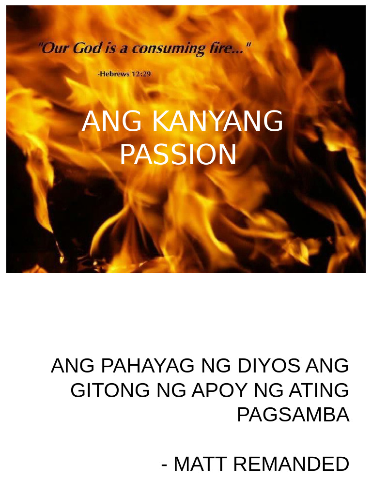 His Passion (Tagalog) | PDF