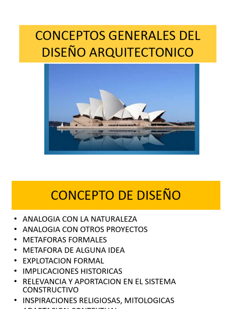 Conceptos Clave del Diseño Arquitectónico | PDF