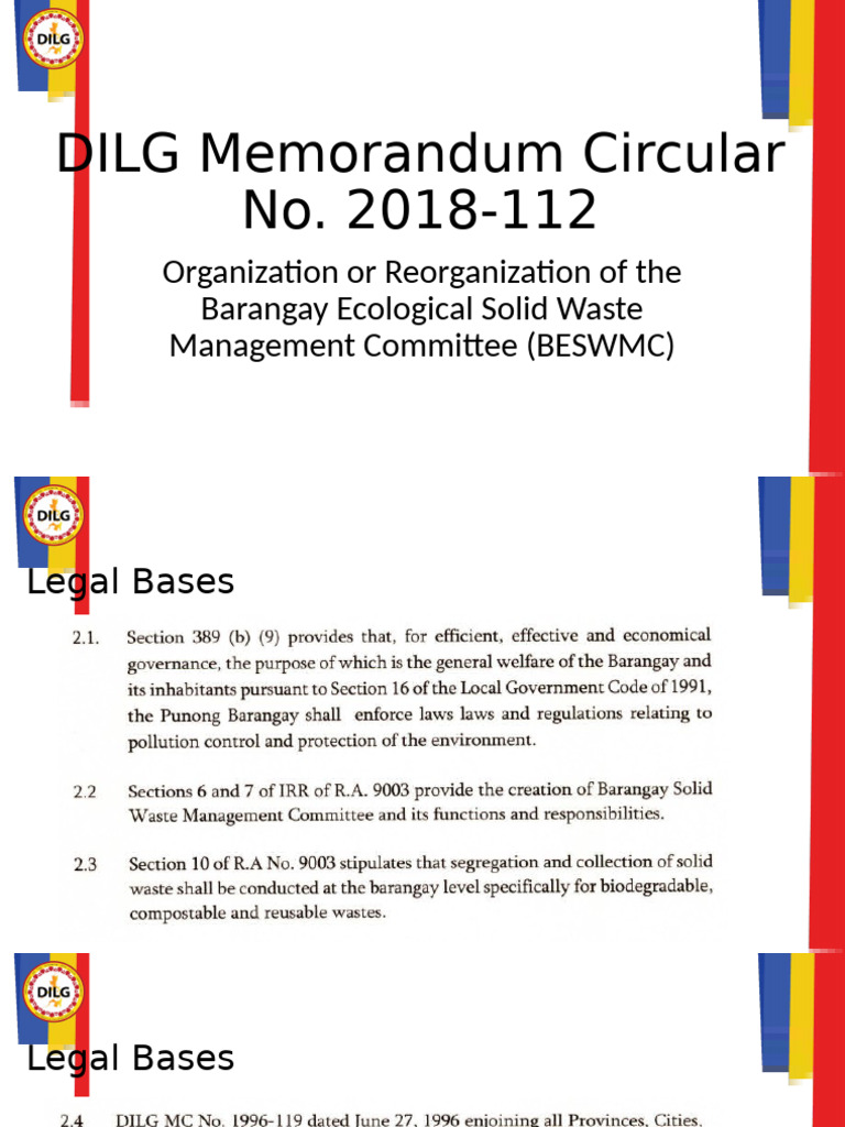 BESWMC Organization Guidelines 2018 | PDF
