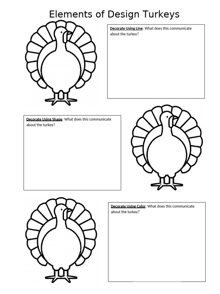 Design Elements for Turkeys | PDF