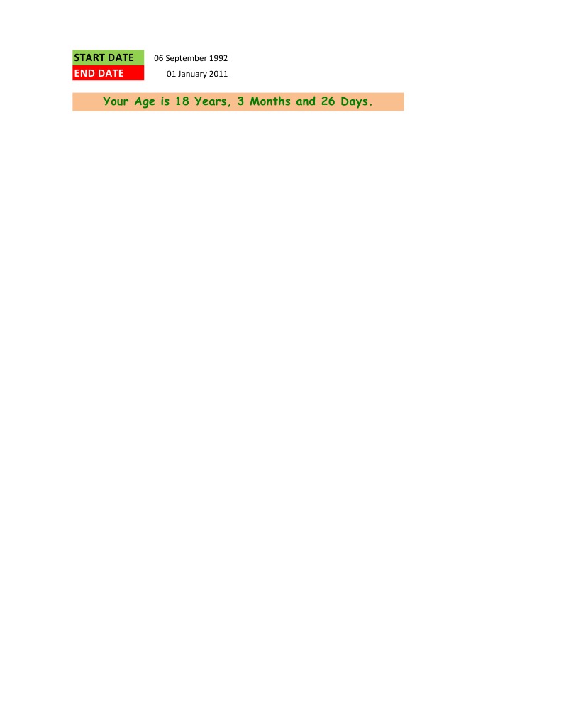 Age Calculation for Birthdates | PDF | Self-Improvement