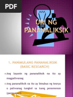 Download Uri Ng Pananaliksik Presentation2003 by Gladys Gabuya II SN92675103 doc pdf