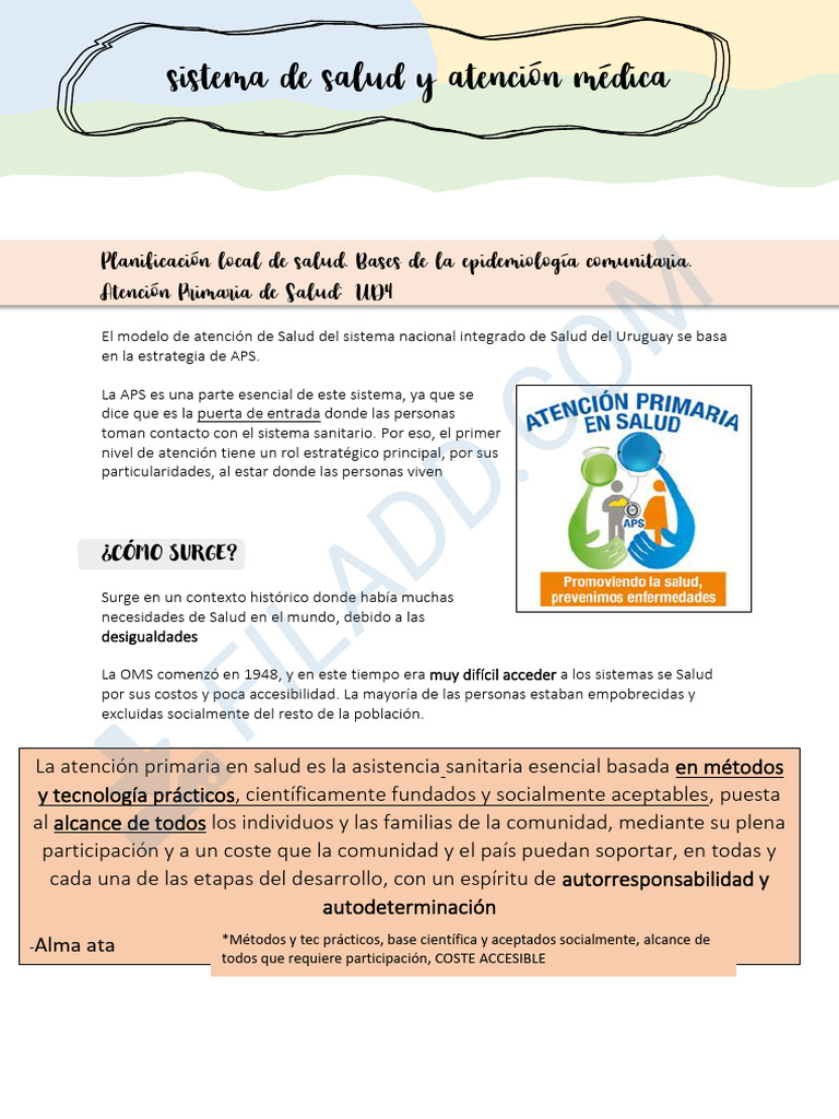 Estrategia de Atención Primaria en Salud | PDF | Cuidado de la salud ...