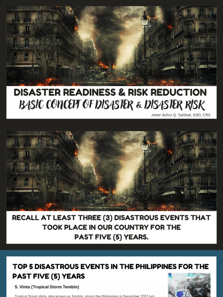 Top Disaster Events in the Philippines | PDF | Hazards | Risk