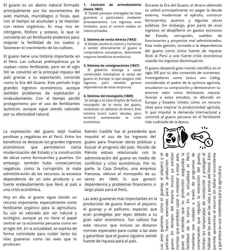 El Guano Es Un Abono Natural Formado Principalmente Por Los Excrementos ...
