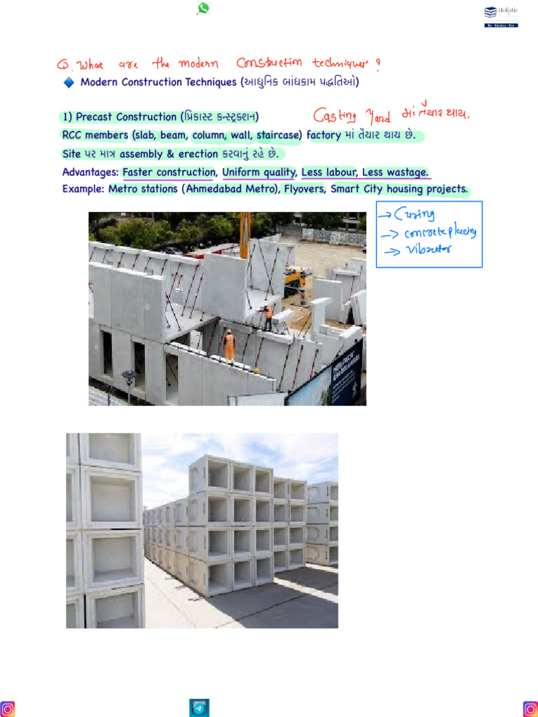 Lec 15 Building Construction 09-09-25 | PDF | Concrete | Structural ...