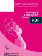 Education Material For Teachers of Midwifery