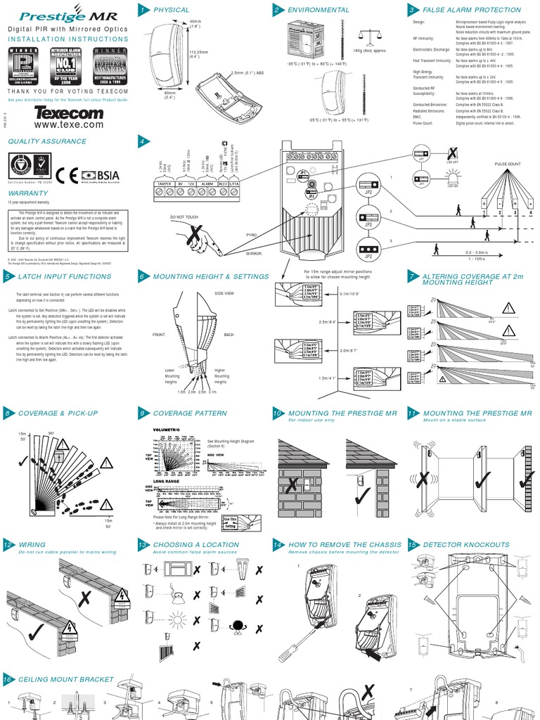 texecom 64w installation manual