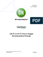 On 220w LCD TV Power Supply