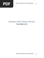 Business & Commercial Law.doc