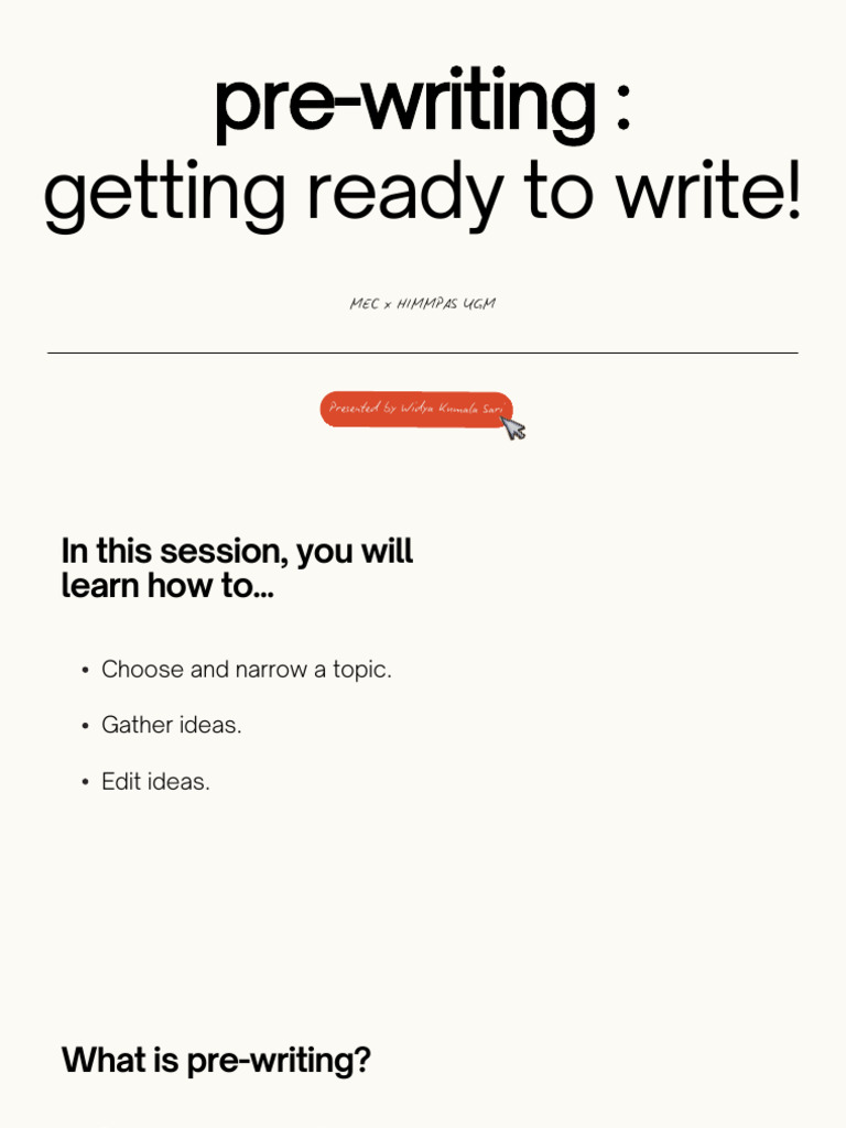Pre-Writing Techniques for Effective Writing | PDF | Brainstorming ...