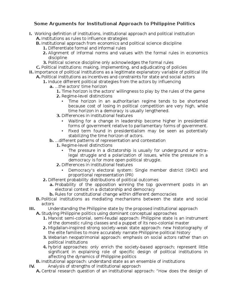 Pi La Pi Lout Line Pol Sci 14 | PDF