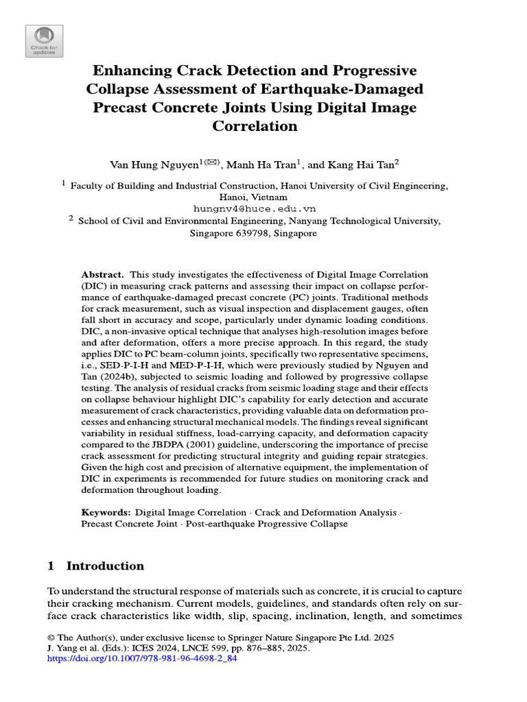 Enhancing Crack Detection and Progressive Collapse Assessment of ...