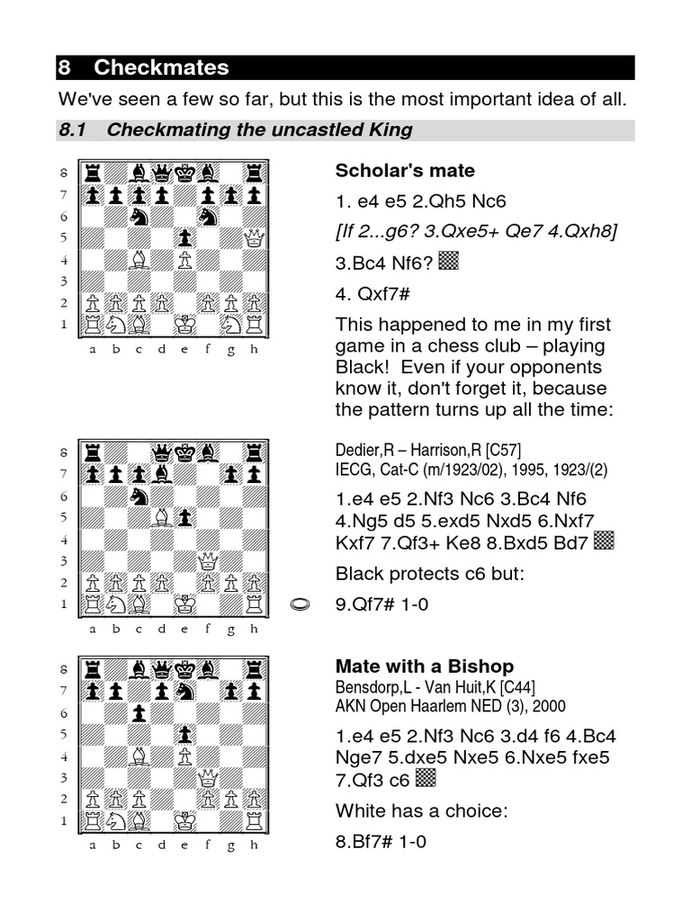 Chess Tactics and Combinations Part 4 | PDF | Chess | Chess Openings