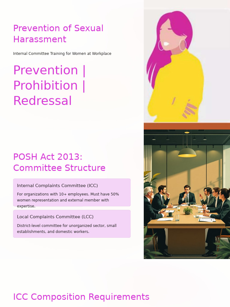 POSH Act Training for Workplace Safety | PDF | Sexual Harassment ...