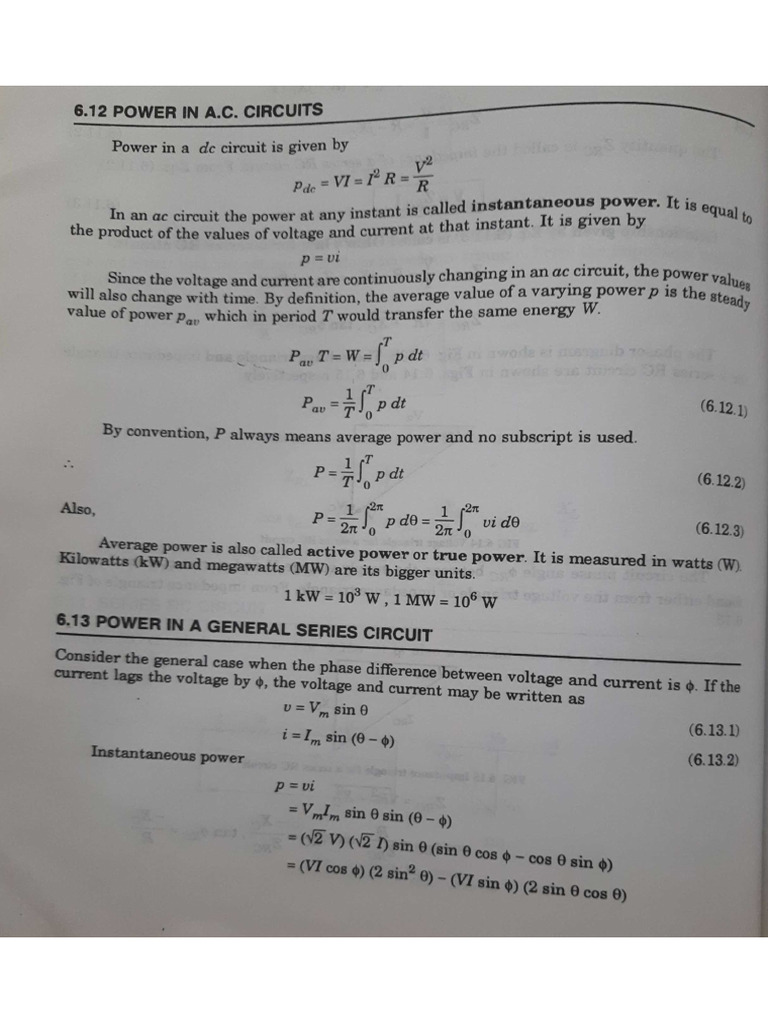 Power Ac CKT | PDF