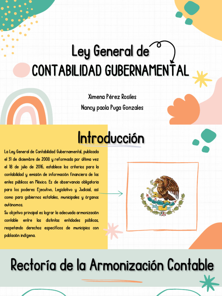 Ley de Contabilidad Gubernamental en México | PDF | Contabilidad | Gobierno