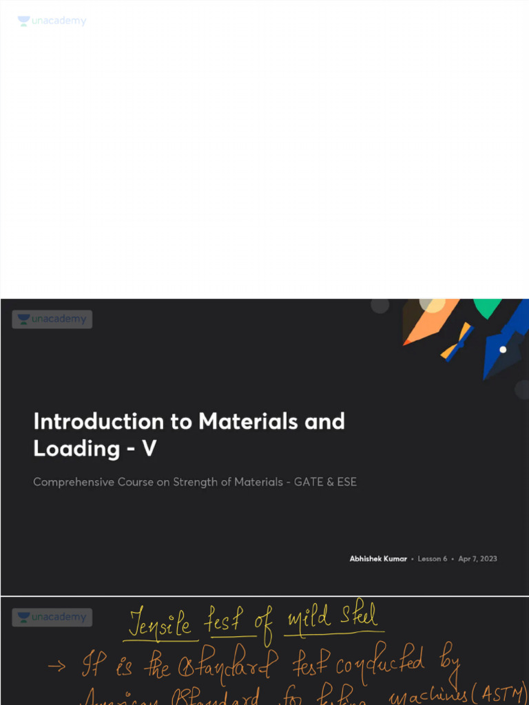 Introduction To Materials and Loading V With Anno | PDF