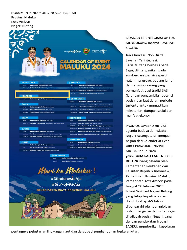 Inovasi SAGERU untuk Pelestarian Pesisir | PDF