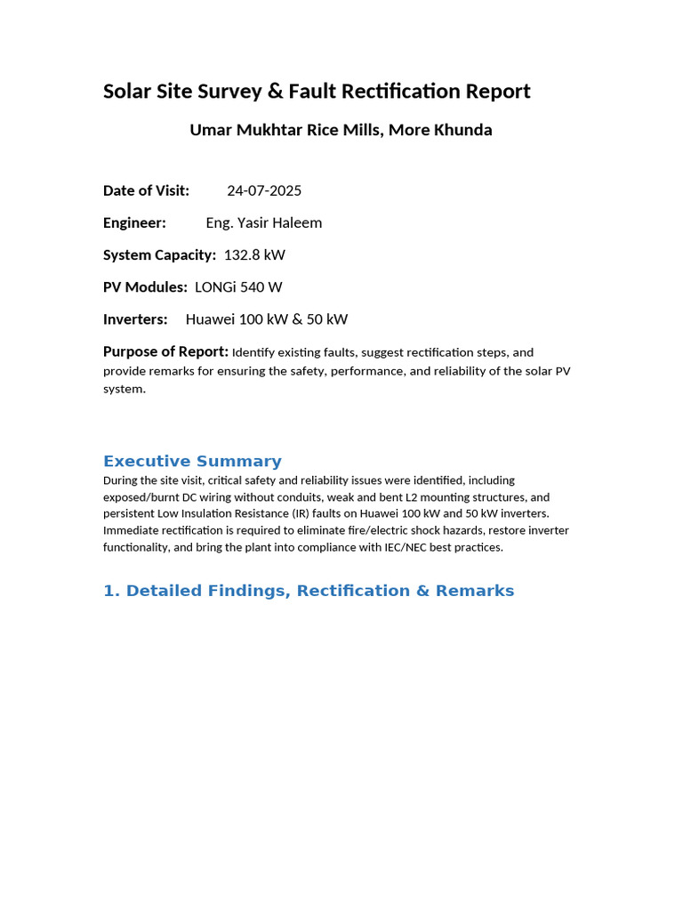 Solar Site Survey | PDF