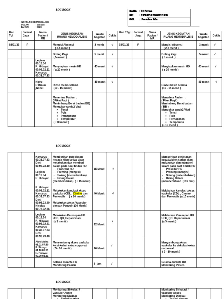 Log Book | PDF