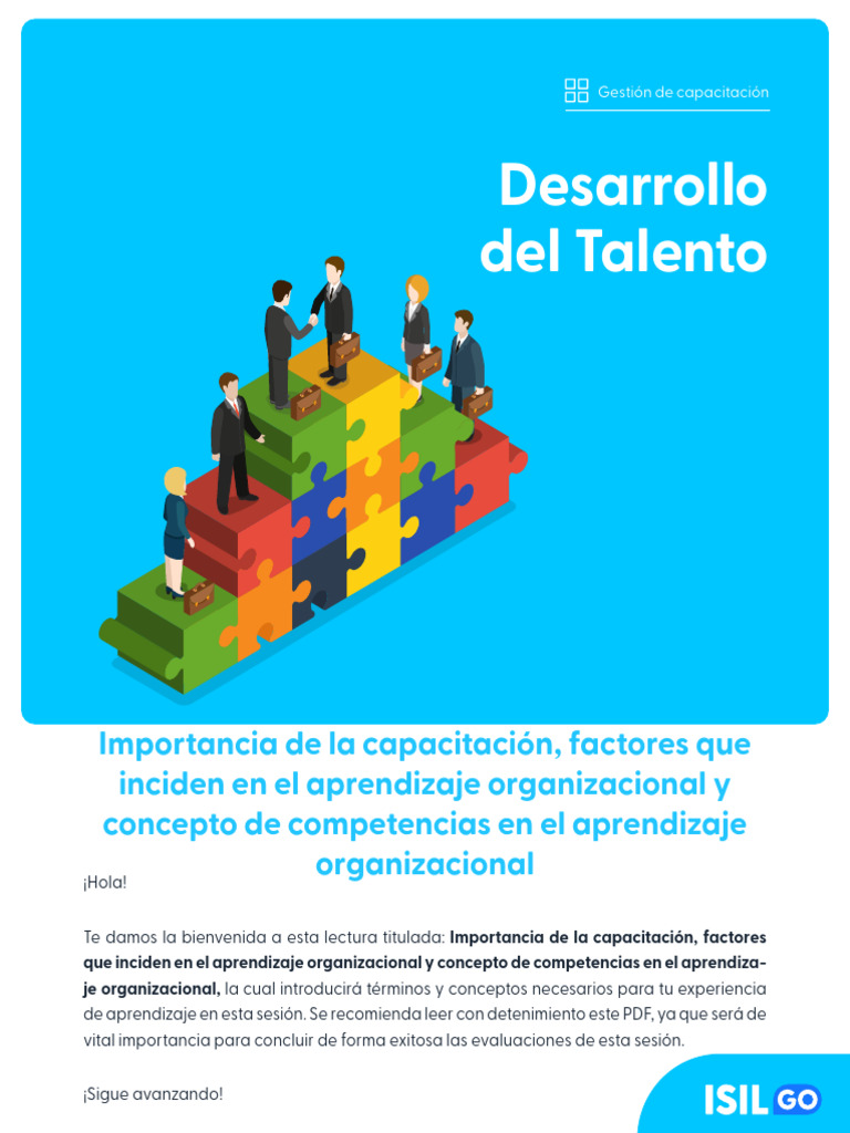 Capacitación y Aprendizaje Organizacional | PDF | Aprendizaje | Gestión ...