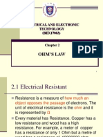 Ohm'S Law: Electrical and Electronic Technology (BEX17003)